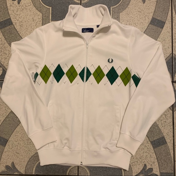 Fred Perry Other - Fred Perry Argyle Track Jacket Sz S